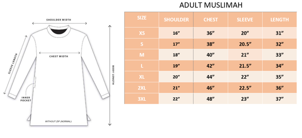 Orange Muslimah Drifit