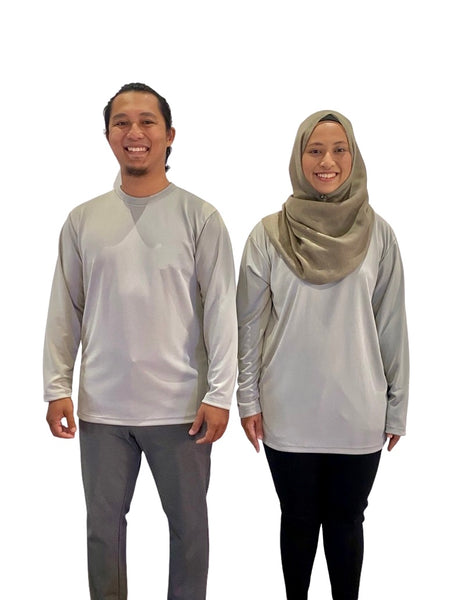Light Grey Long Sleeve Drifit - Men/Women