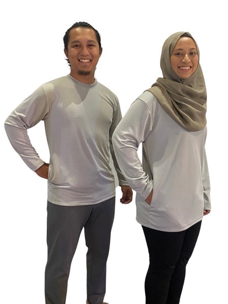 Light Grey Long Sleeve Drifit - Men/Women