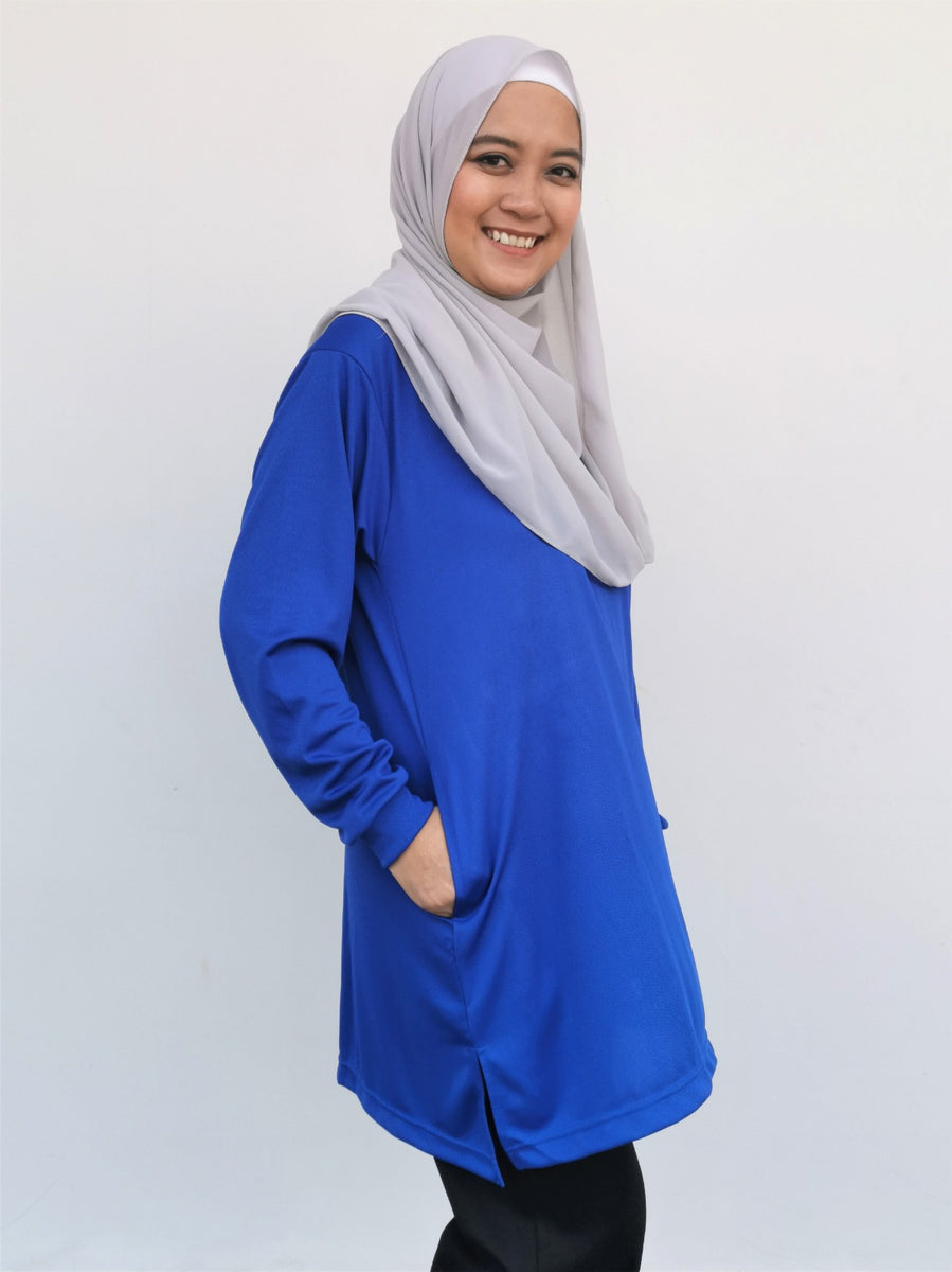 Royal Blue Nursing Friendly – Muslimah Drifit